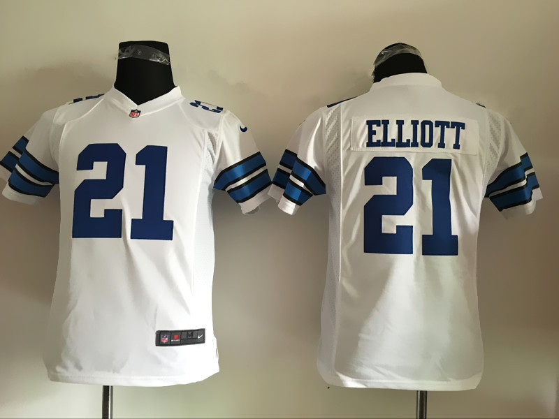 Youth Dallas cowboys 21 Elliott White 2016 Nike Jerseys